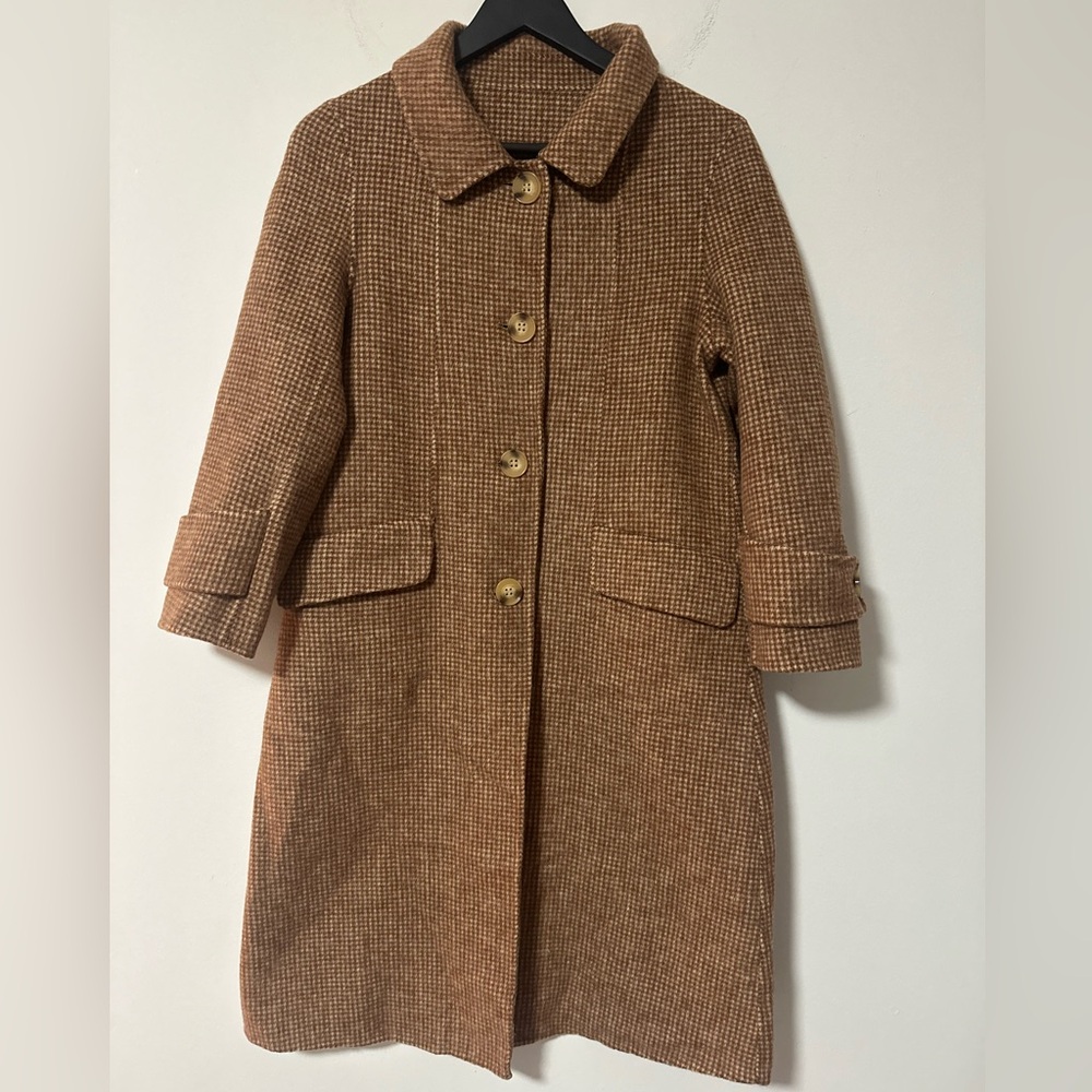 Australian Wool/ Alpaca Elegant Tan Women's Trench Coat